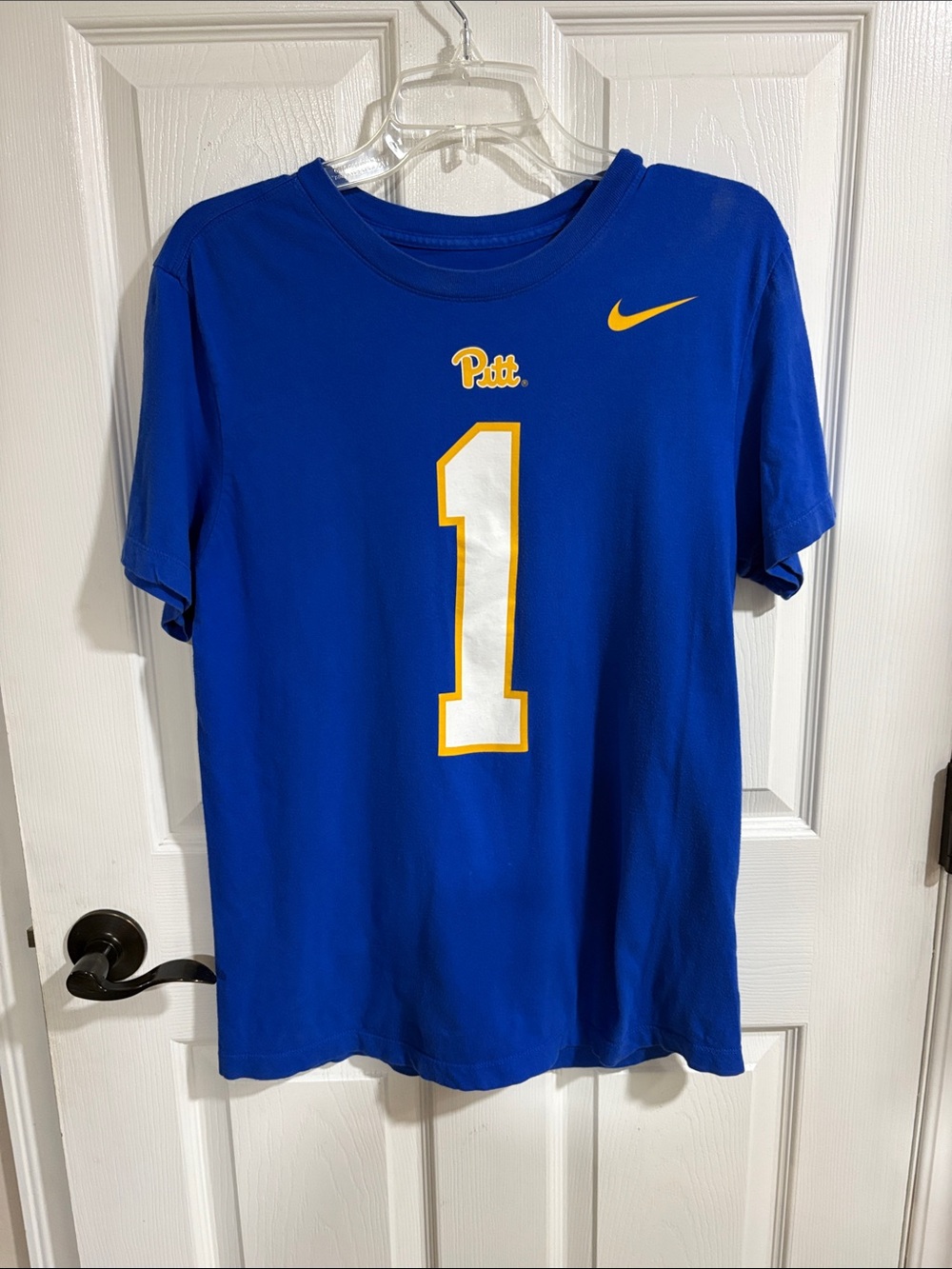 Nike Royal Blue Pitt Panthers  Larry Fitzgerald Shirt